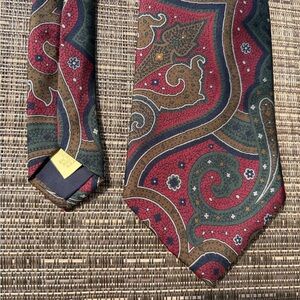 Vtg Paisley Silk Tie USA vintage